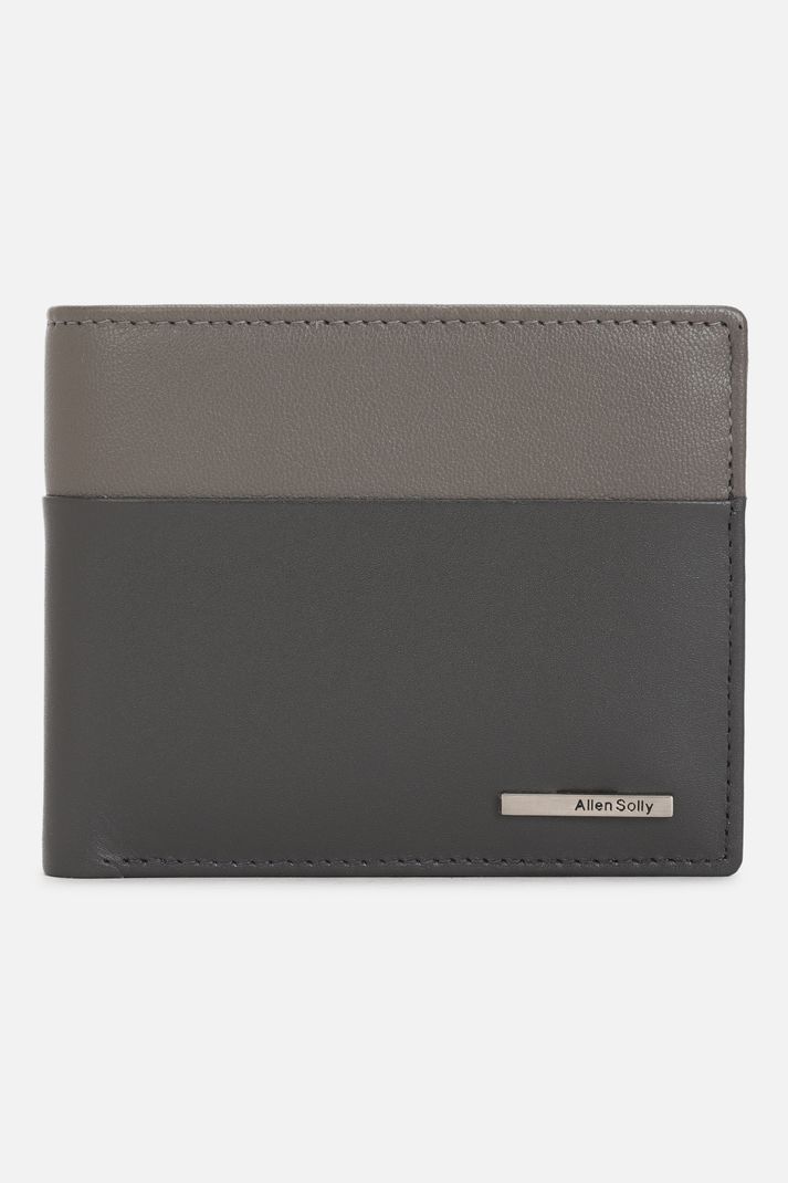 Allen Solly Men Grey Leather Wallet - Image 2