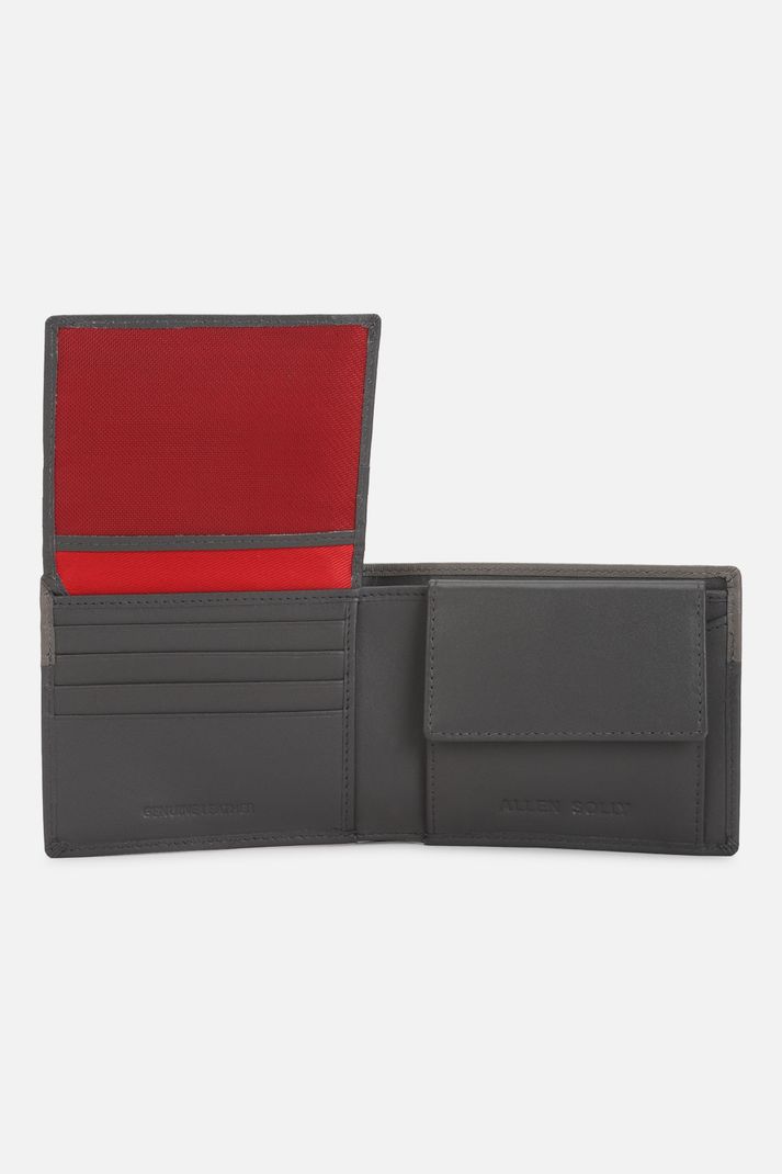 Allen Solly Men Grey Leather Wallet - Image 5