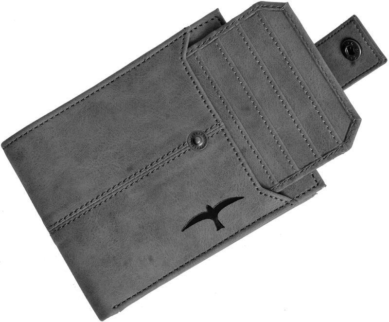 BULLFINCH Men Grey RFID Wallet - Image 5