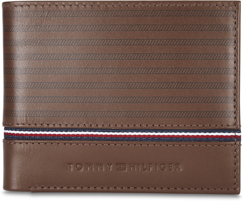 TOMMY HILFIGER Men Multicolor Genuine Leather Wallet - Regular Size 4 Card Slots