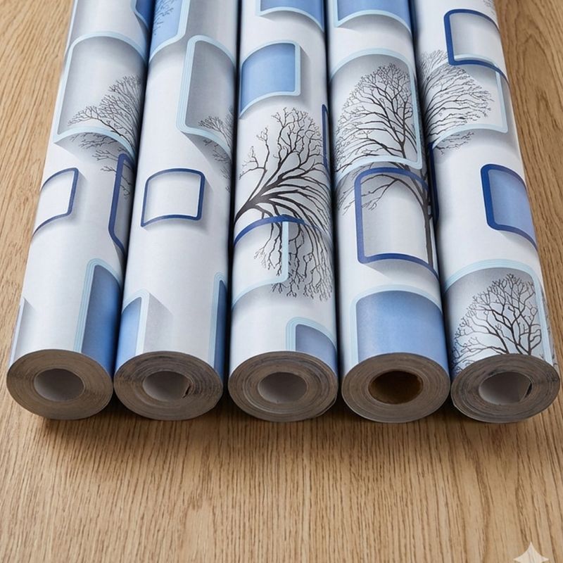 interawalldecor 300cm x 40cm Waterproof Floral Vinyl Wallpaper - Image 2