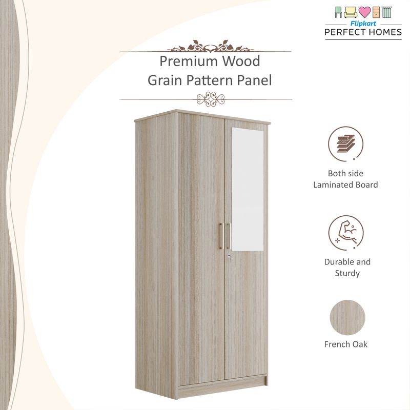 Flipkart Perfect Homes Julian Engineered Wood 2 Door Wardrobe - Image 5