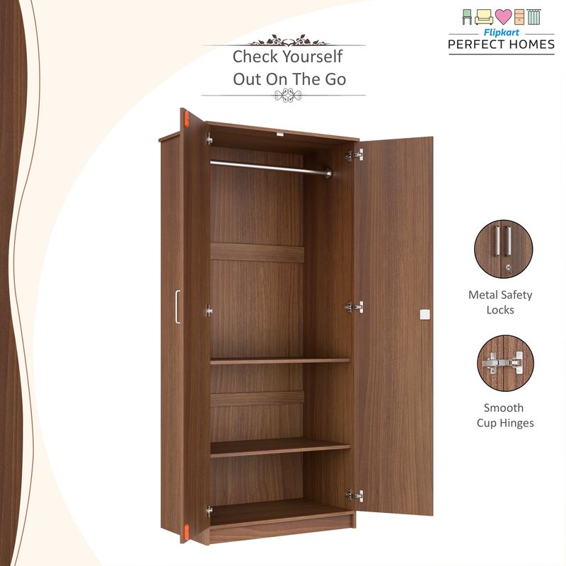 Flipkart Perfect Homes Julian 2 Door Engineered Wood Wardrobe - Image 4
