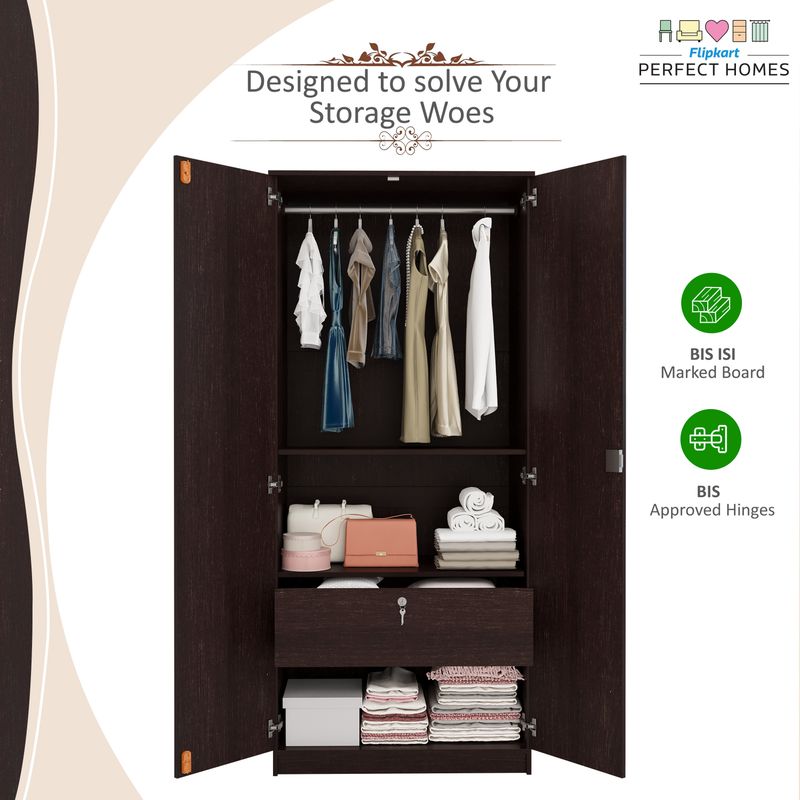 Flipkart Perfect Homes Julian 2 Door Wardrobe - Image 3