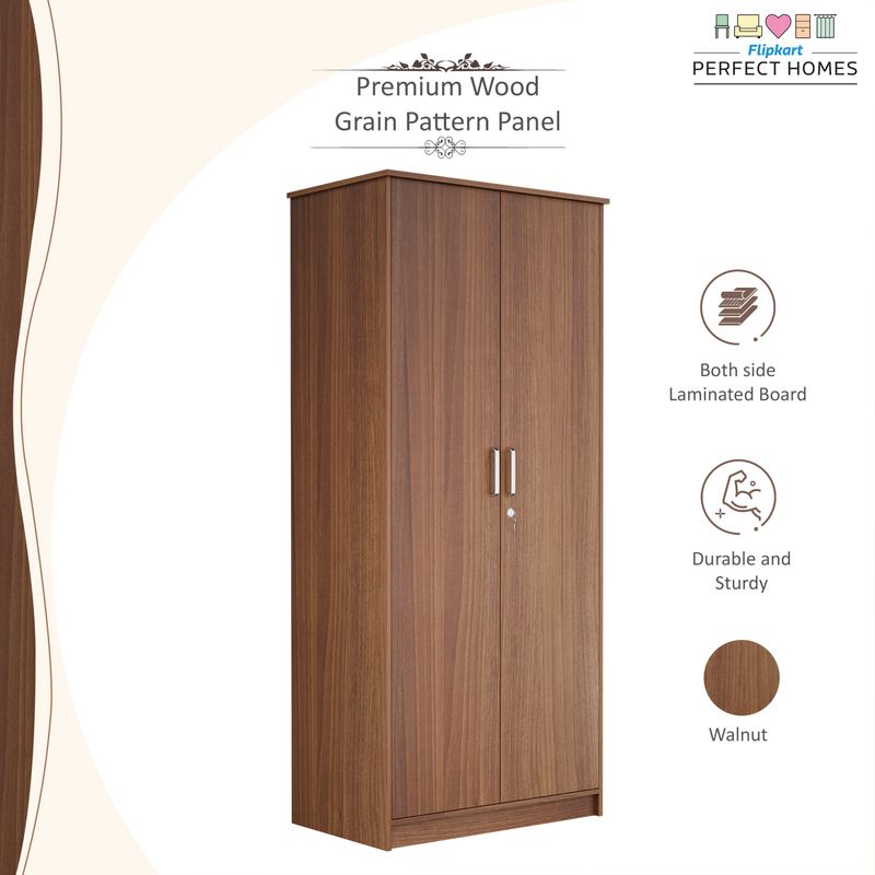 Flipkart Perfect Homes Julian 2 Door Engineered Wood Wardrobe - Image 5