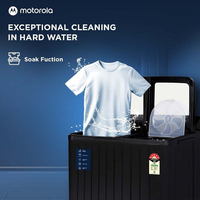 Motorola 14 kg Midnight Series Semi Auto Top Load - Image 6