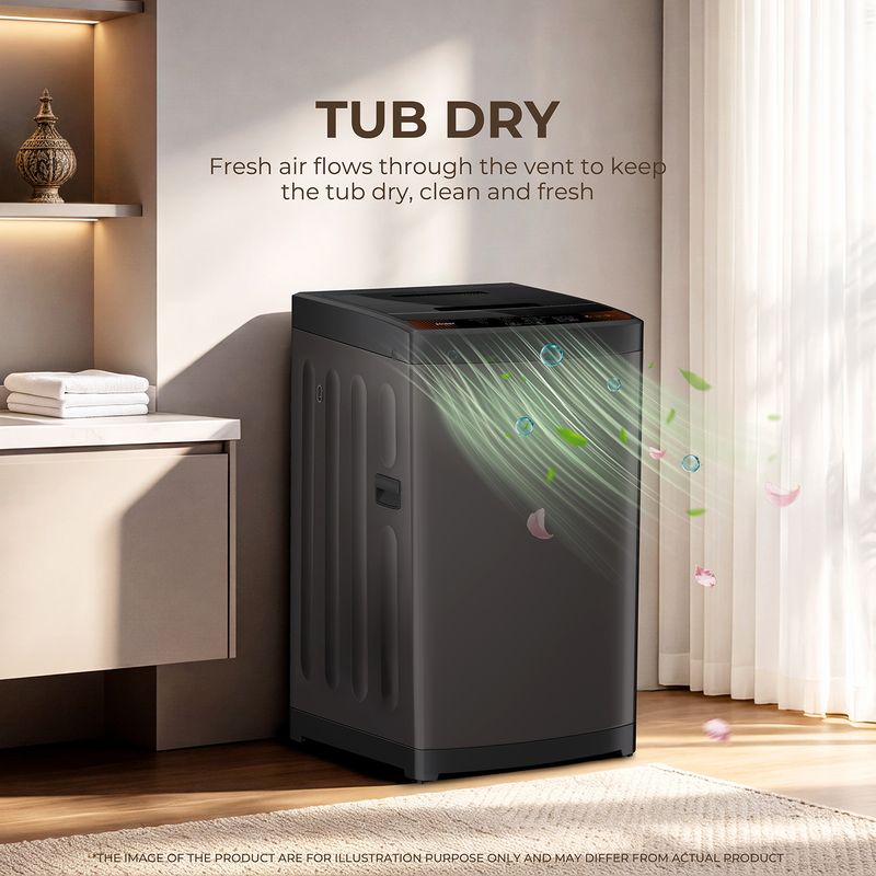 Haier 6.5 kg Fully Automatic Top Load Brown - Image 6