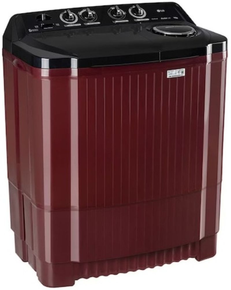 LG 11.5 kg Semi Automatic Top Load Maroon - Image 6