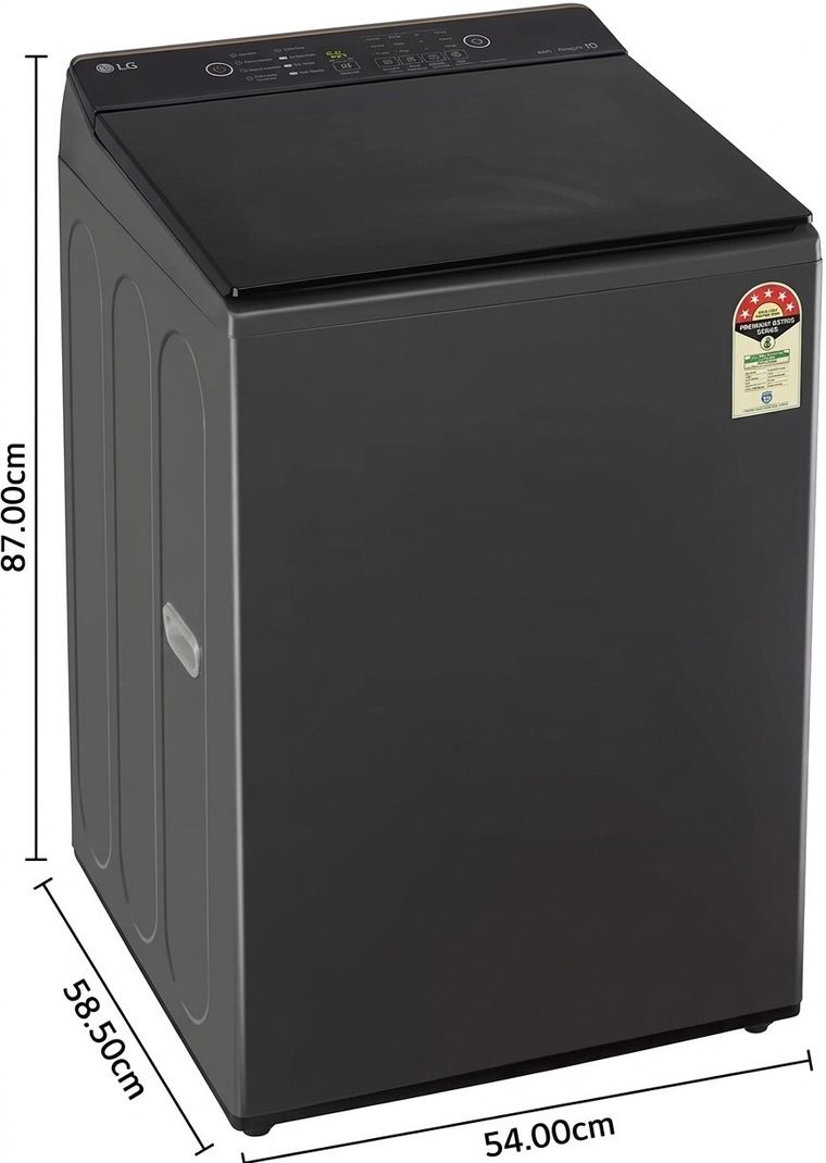 LG 8 Kg Fully Automatic Top Load Black (T80KMMB3Z) - Image 5