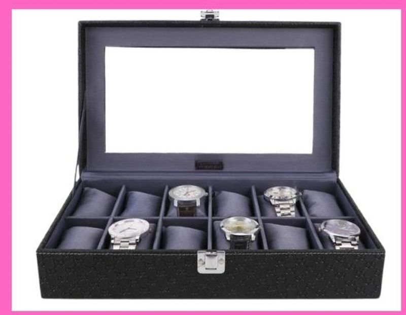 Watchhub Elegant Watch Box for | Ideal for Travel, Gifting, and Display Watch Box (Black, Holds 5 Watches) - Image 5