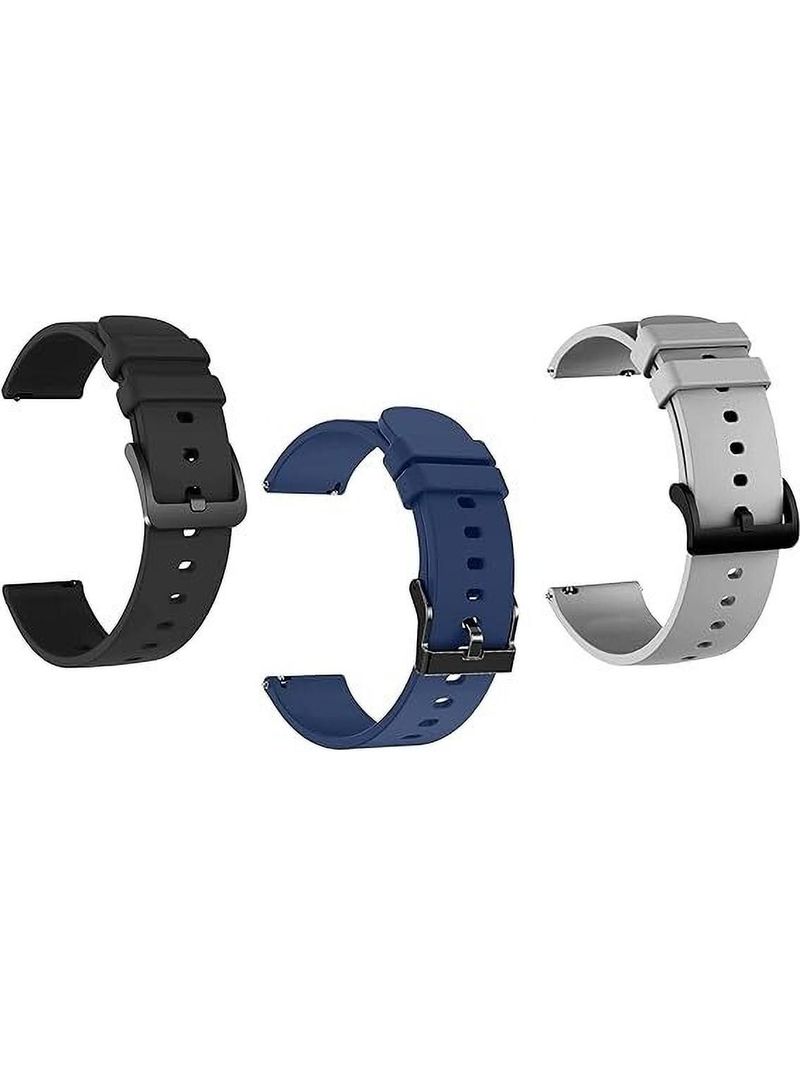 Firetook 22mm Soft Watch Strap Combo 3 - Image 2