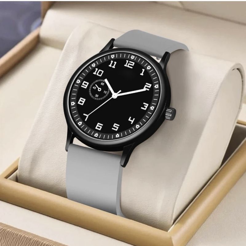 Casera Black Dial Analog Watch CSR_SILICONE _8502 - Image 4