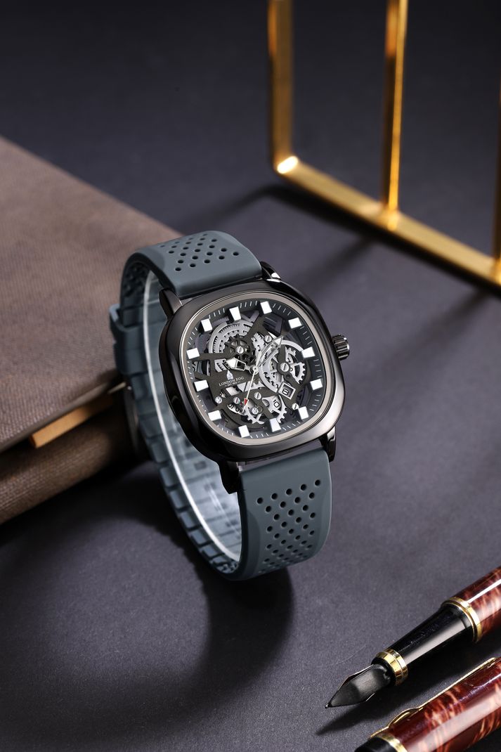 London Fog Men's Skeleton Analog Watch LFM10026-02 - Image 4