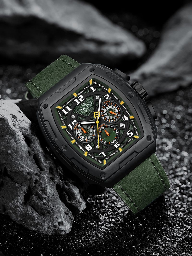 Naviforce Black Analog Watch NF8053 - Image 2