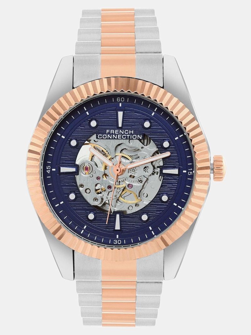 French Connection Rose Gold Automatic Watch - Image 4