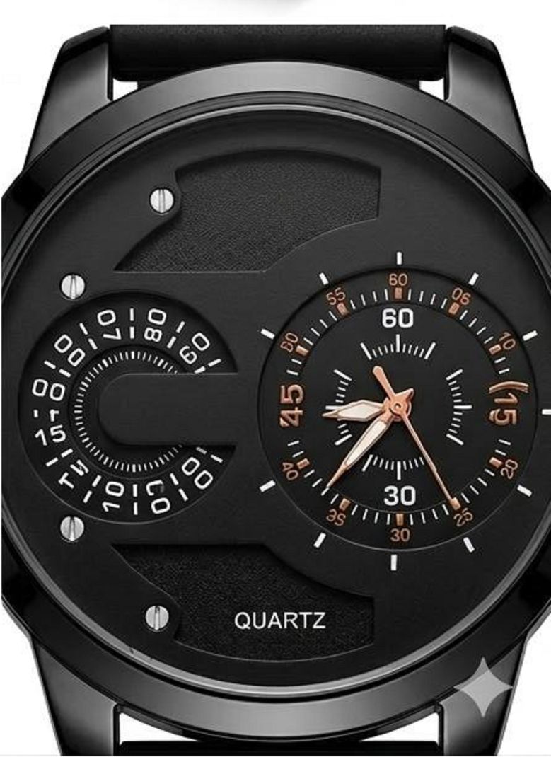 MAAN INTERNATIONAL Prime Dual Dial Quartz Black Silico - Image 5
