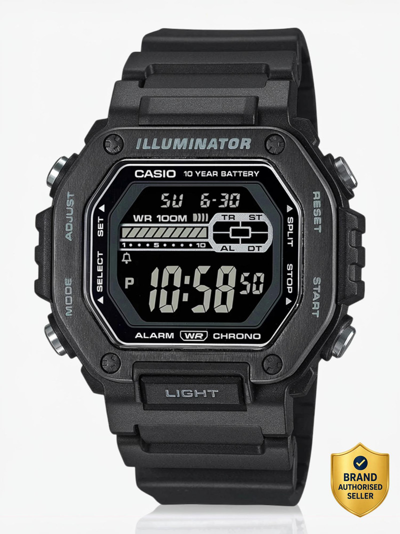 casio youth digital watch  - for men d349 ( mwd-110hb-1bvdf )