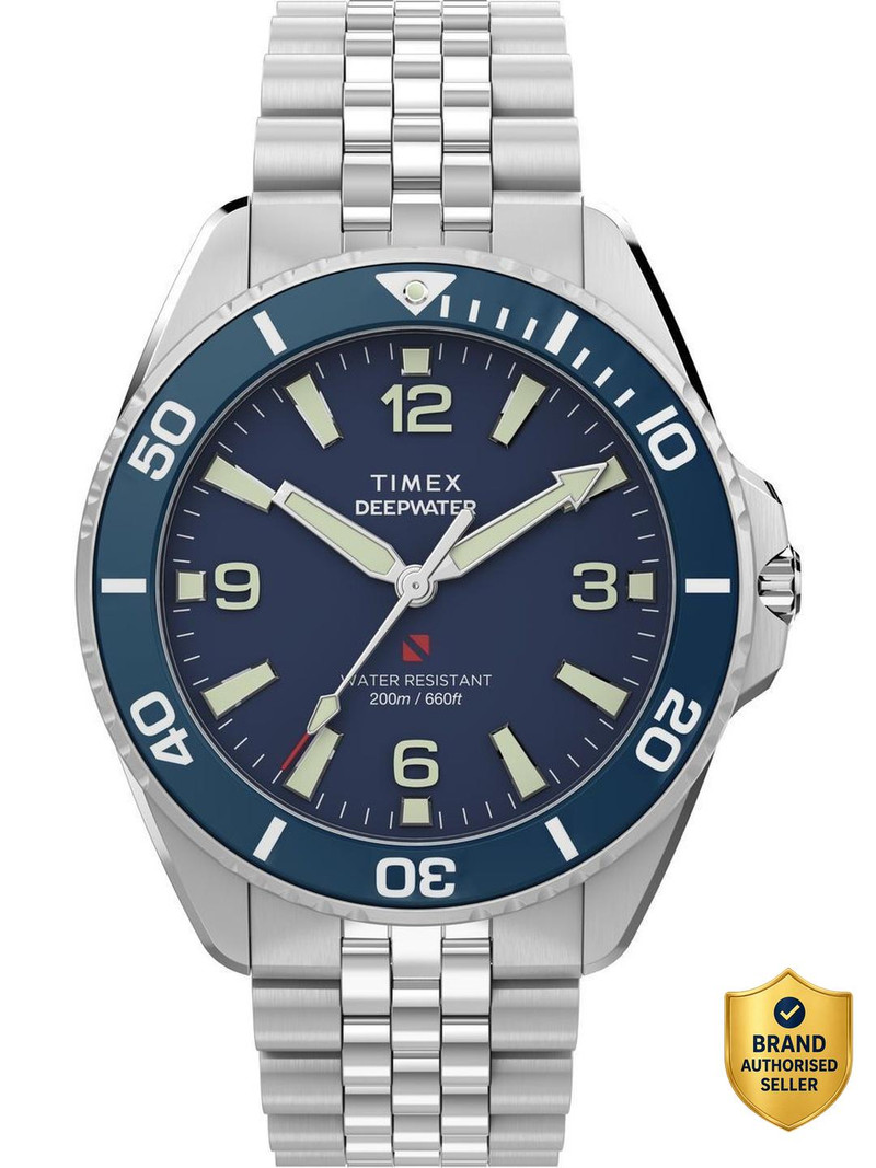TIMEX Deepwater Arctic Round 41mm Blue Analog Watch  - For Men TW2Y64600IK