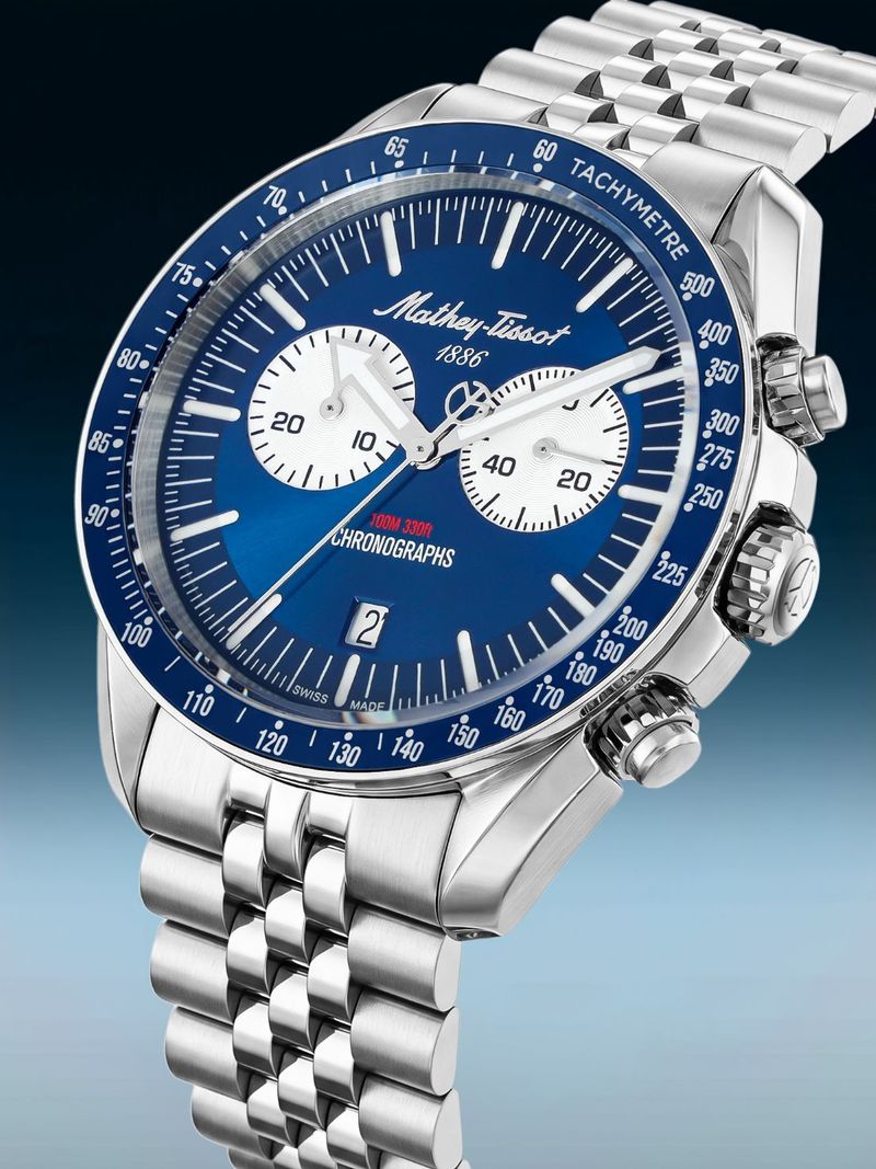 Mathey-Tissot CYCLOPE Blue Dial Analog Watch - Image 4