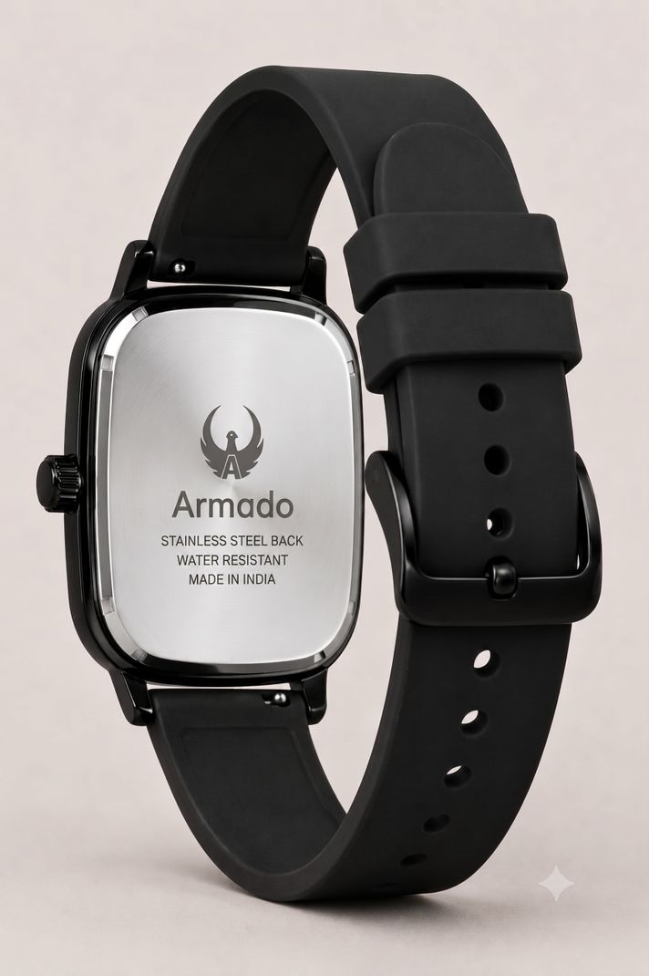 Armado Day And Date Wrist Watch for Boys Black - Image 5