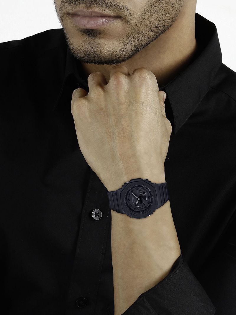 CASIO G-SHOCK GA-2100-1A1DR Black Dial Resin Strap - Image 4