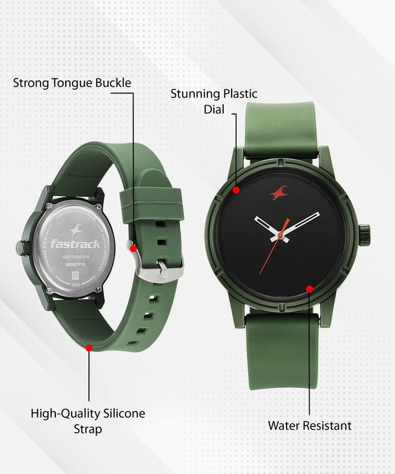 Fastrack Tees Analog Watch - Men NT38062PP13W - Image 3