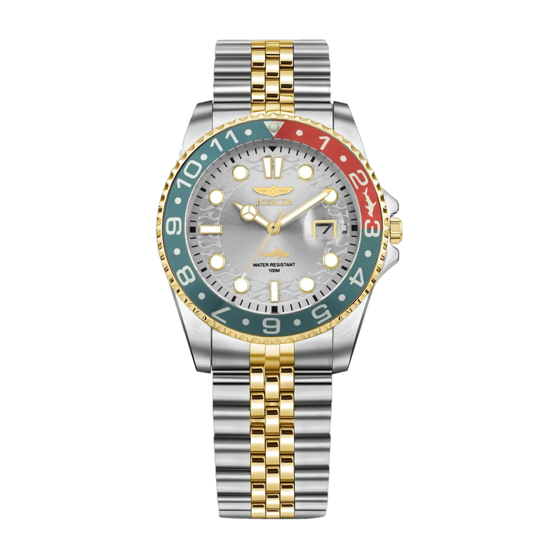 Invicta 40010 Pro Diver Quartz Silver Dial Analog Watch - For Men