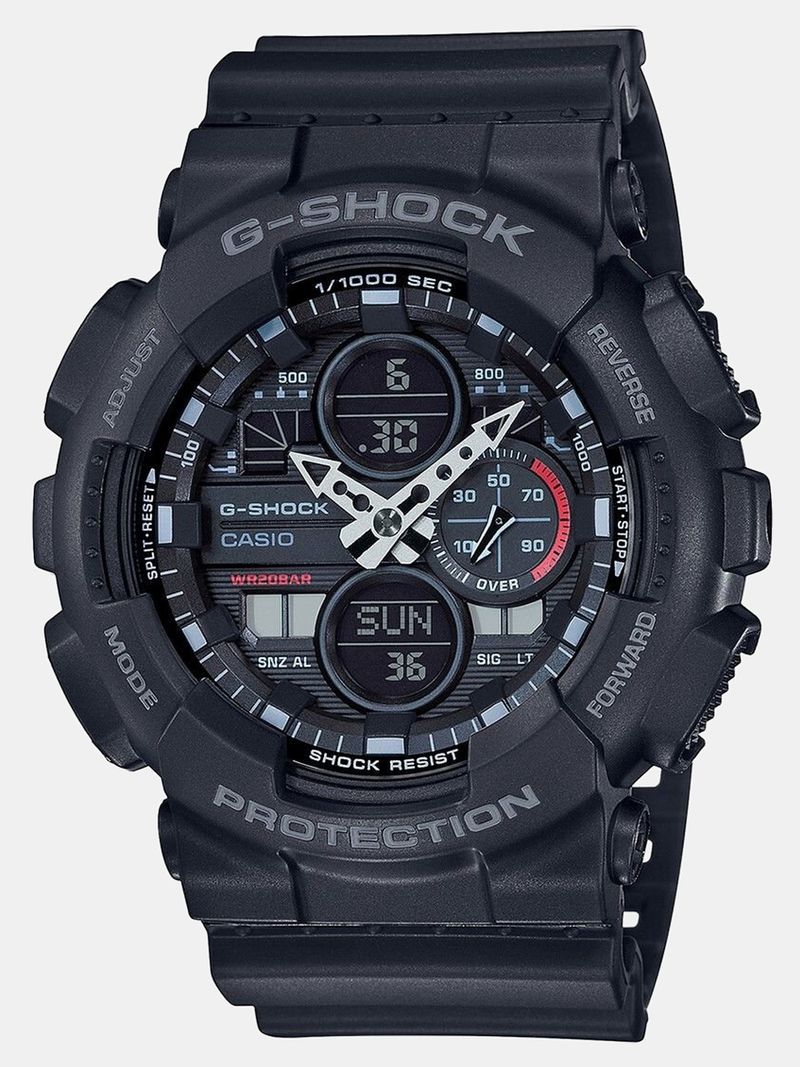CASIO G-SHOCK GA-140-1A1DR Black Dial Resin Strap Analog-Digital - Image 2