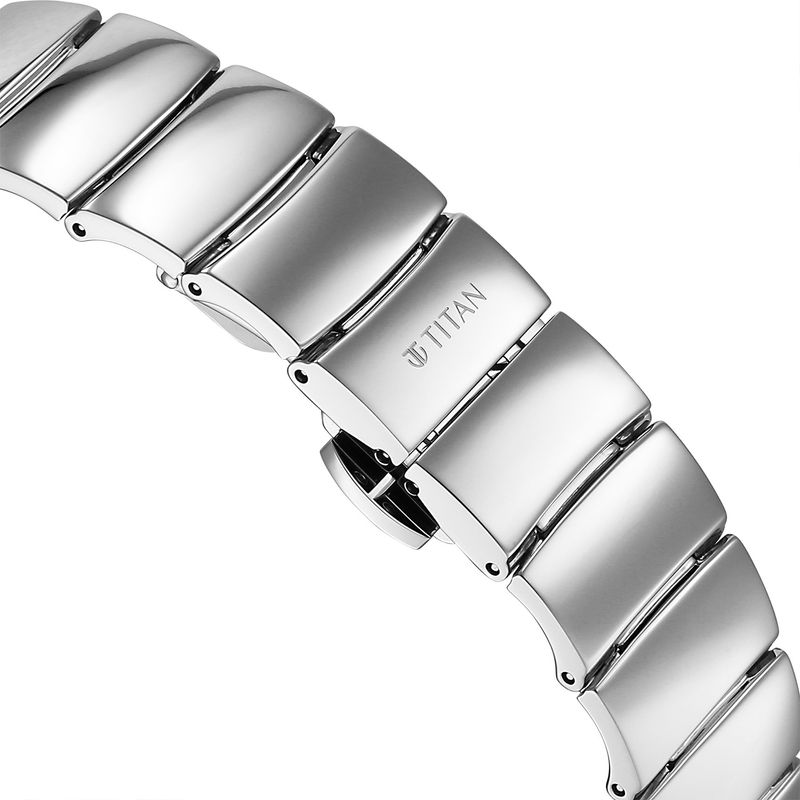 Titan Edge Squircle Titanium Grey Watch - Image 6
