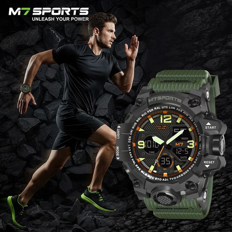 M7 By Metronaut M7 Adventure Chrono Series Analog-Digital Watch - - Image 5