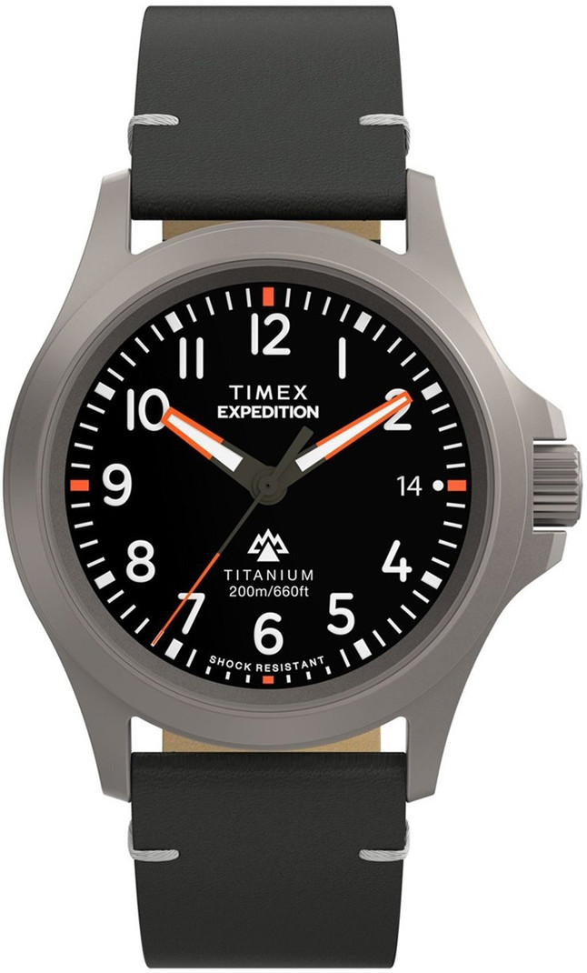 Timex Tw2w78000uj Expedition Round 38mm Black Dial Analog Watch - For Men