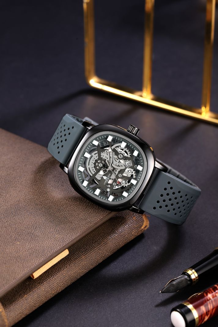 London Fog Men's Skeleton Analog Watch LFM10026-02 - Image 5