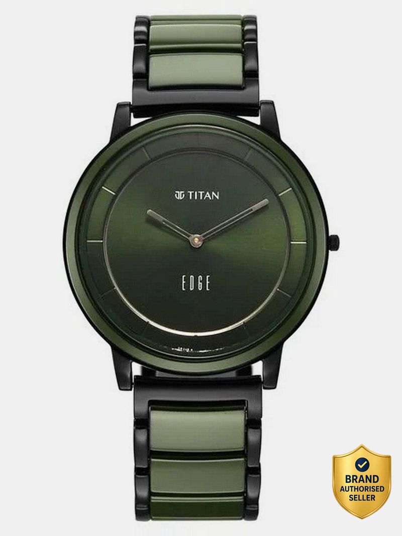 Titan Edge Melange Quartz Brown Men's Watch - Image 2
