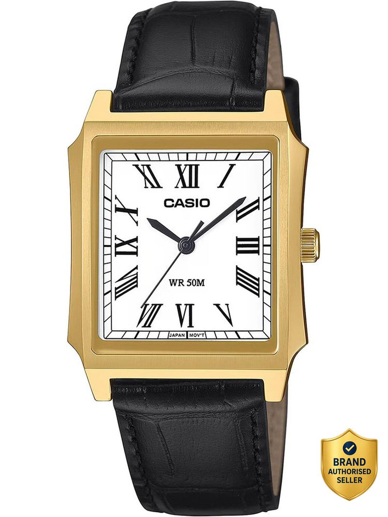 casio enticer men analog watch  - for men a2473 (mtp-b190gl-7bvdf)