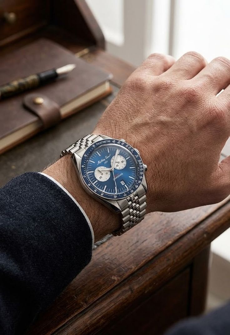 Mathey-Tissot CYCLOPE Blue Dial Analog Watch - Image 3