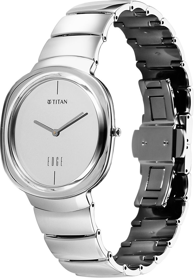 Titan Edge Squircle Titanium Grey Watch - Image 4