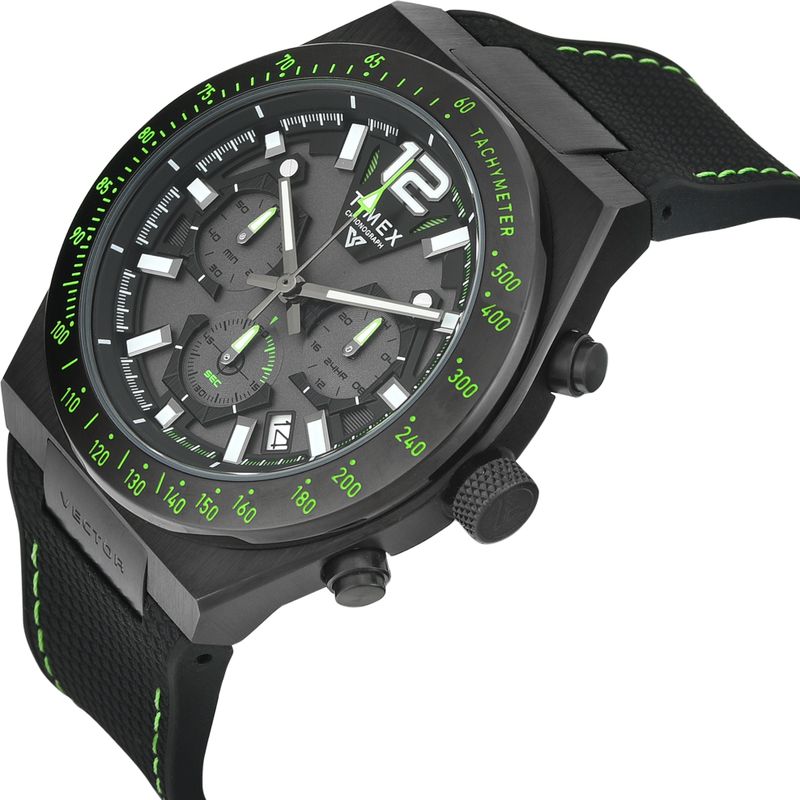 Timex Vector 45mm Black Dial Analog Watch - Image 4