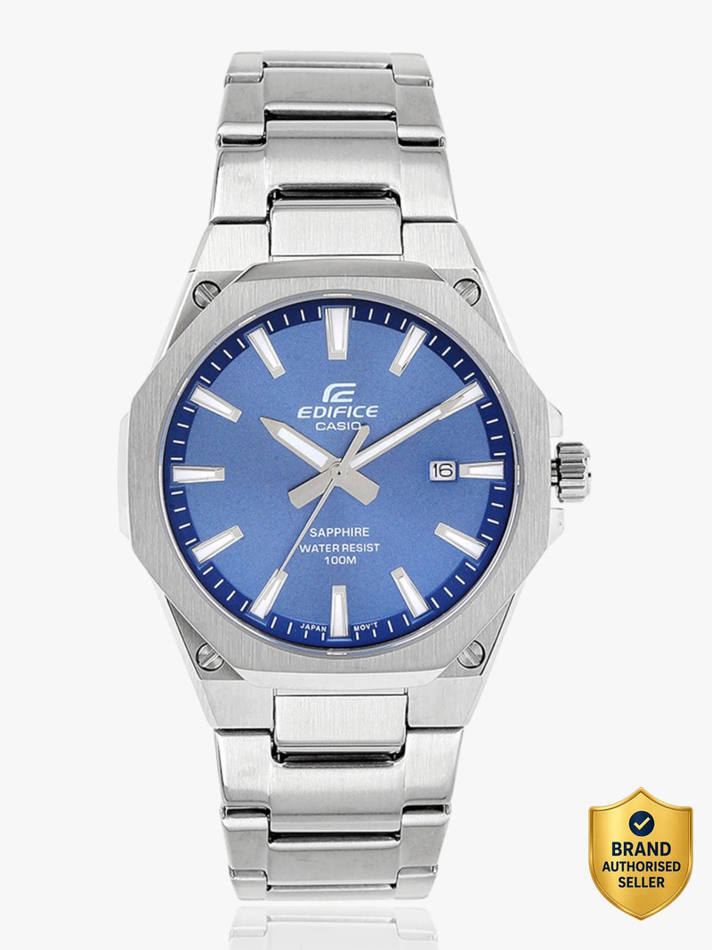 CASIO Edifice Green Dial Silver Stainless Steel Band Analog Watch  - For Men ED603 (EFR-S108D-3AVUDF)