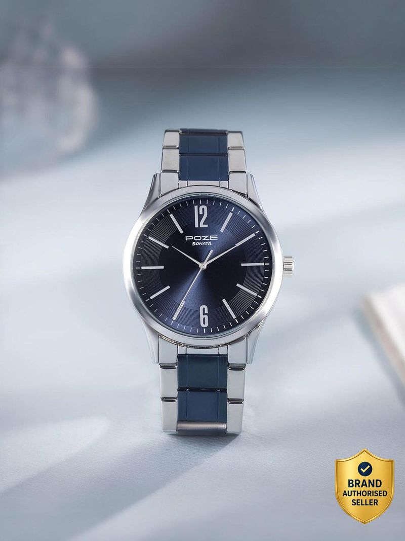 Sonata Poze Blue Dial Men's Watch - Image 2