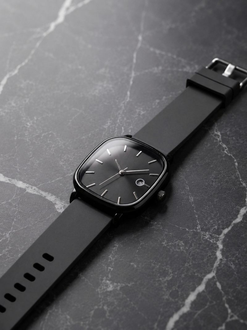 VVEDENTERPRISE Black Square Dial Analog Watch for Men - Image 3