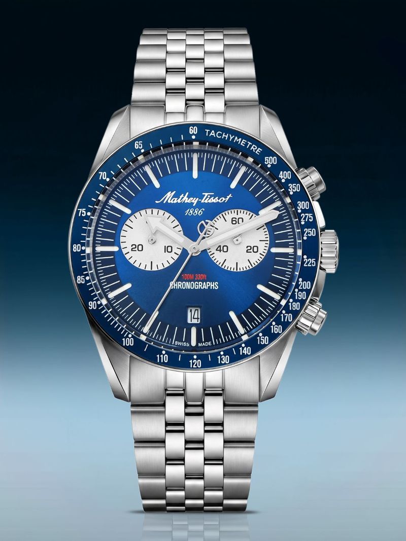 Mathey-Tissot CYCLOPE Blue Dial Analog Watch - Image 2