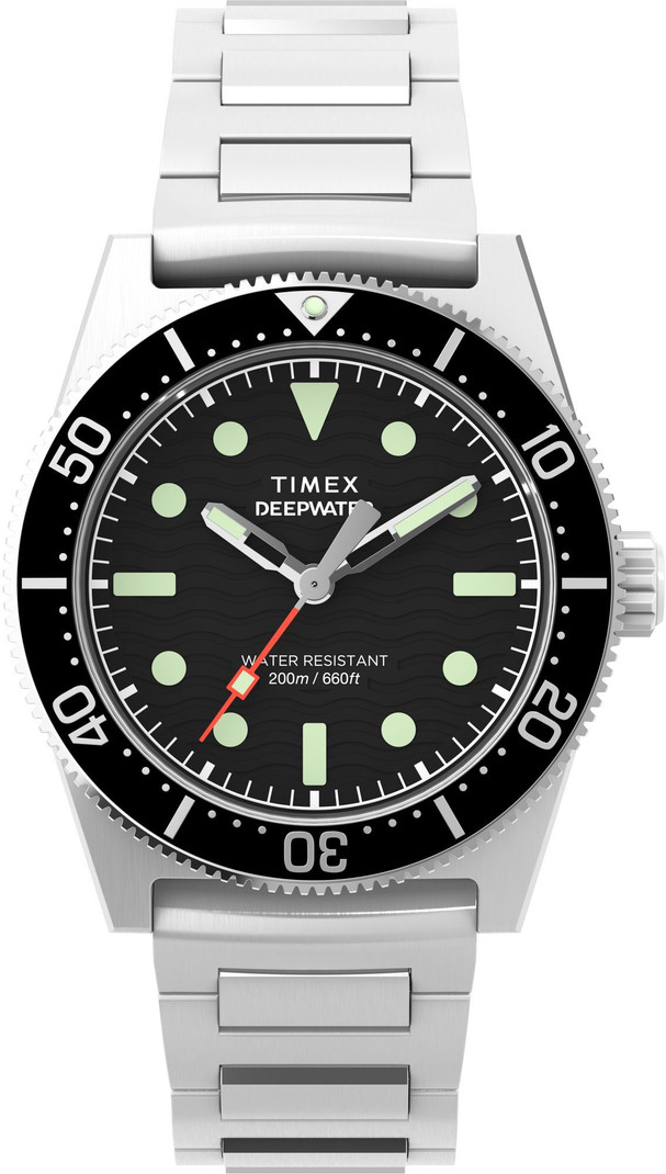 TIMEX TW2W95200UJ Waterburry Round 40mm Black Dial Analog Watch  - For Men
