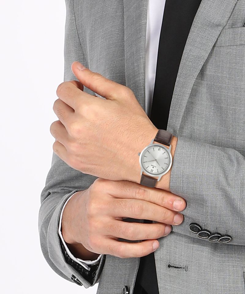 Titan Analog Watch For Men NP1771SL01 - Image 4