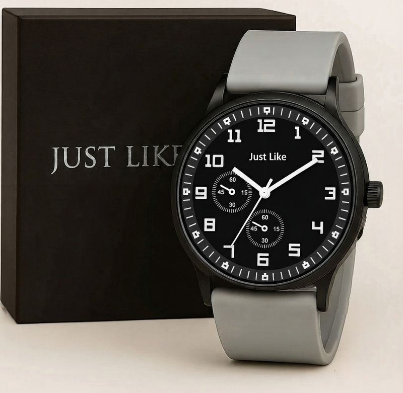 Casera Black Dial Analog Watch CSR_SILICONE _8502 - Image 2