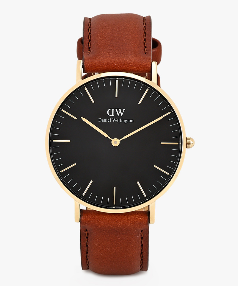 DANIEL WELLINGTON Classic St Mawes 36mm Black Dial Analog Watch - For Men & Women DW00100545K