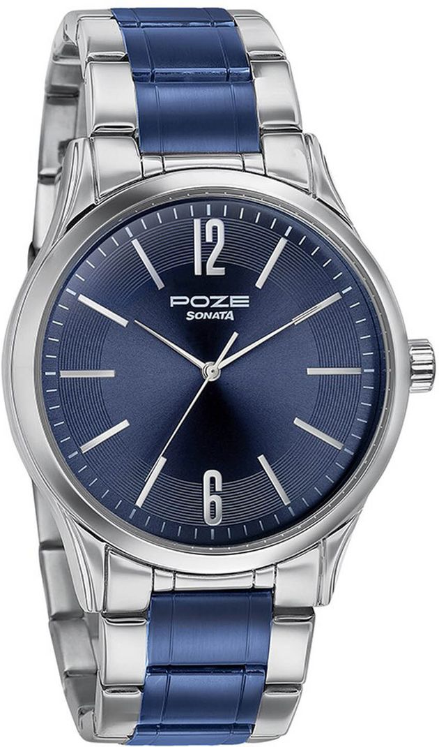 Sonata Poze Blue Dial Men's Watch - Image 4