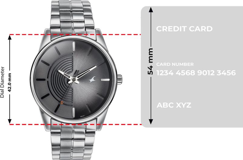 Fastrack Stunners Anthracite Dial Silver Steel Watch NT3305SM02 - Image 6