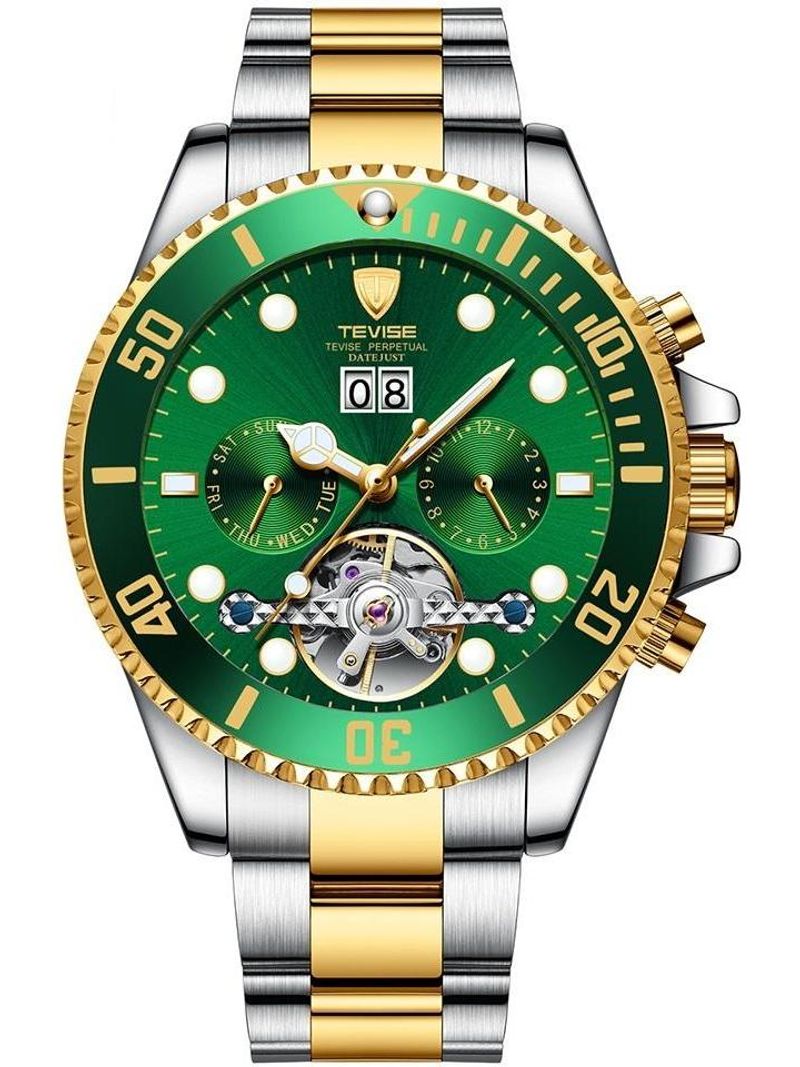 Tevise Mens Automatic Skeleton Mechanical Watch - Image 2