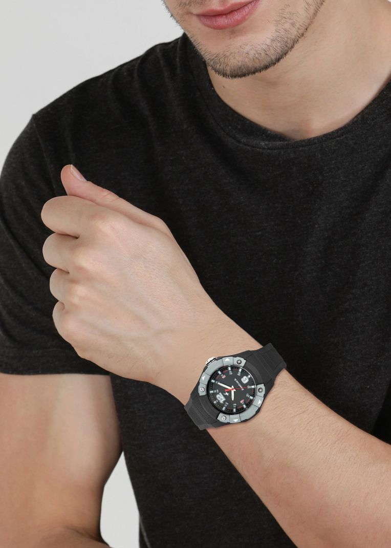 Fastrack Trendies Black Dial Black Silicone Strap Analog Watch - For - Image 4