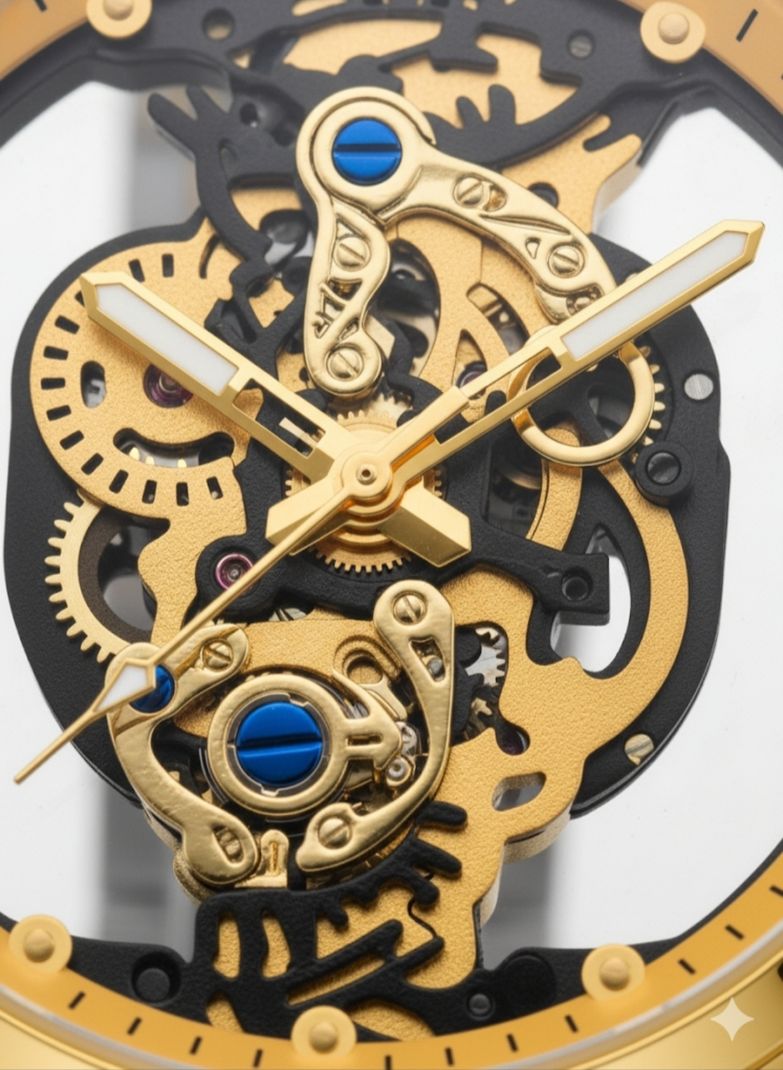 Fanish fashion SKELETON SERIES 2025 Analog Watch - For Men PARTY AND ETHIC - Image 6